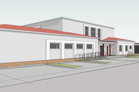 Ilustrační obrázek k prjektu Opravy budov po tornádu - sokolovna